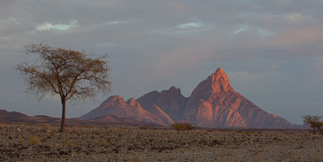 Spitzkoppe at sunrise, Namibia